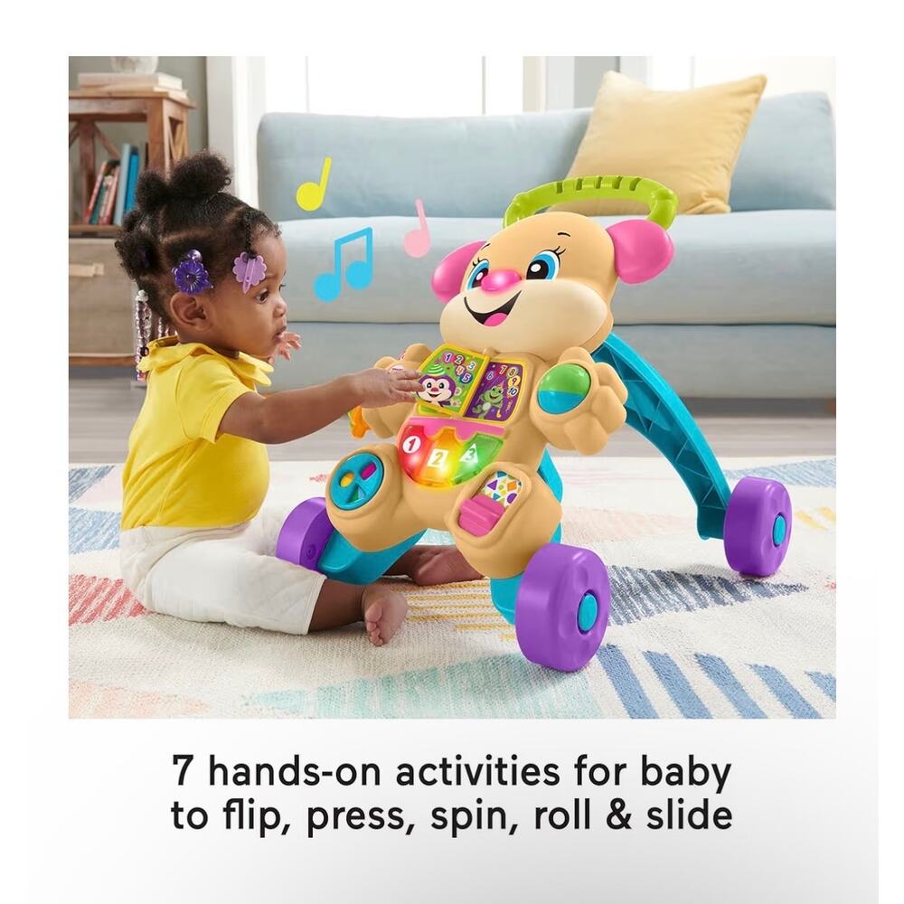 Fisher-Price Baby Toy Laugh & Learn Smart Stages Sis Walker w Educational Music - Picture 4 of 6